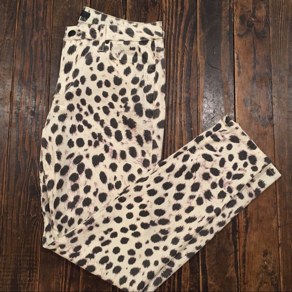 Joe’s Jeans Skinny Ankle Cheetah Print Jeans